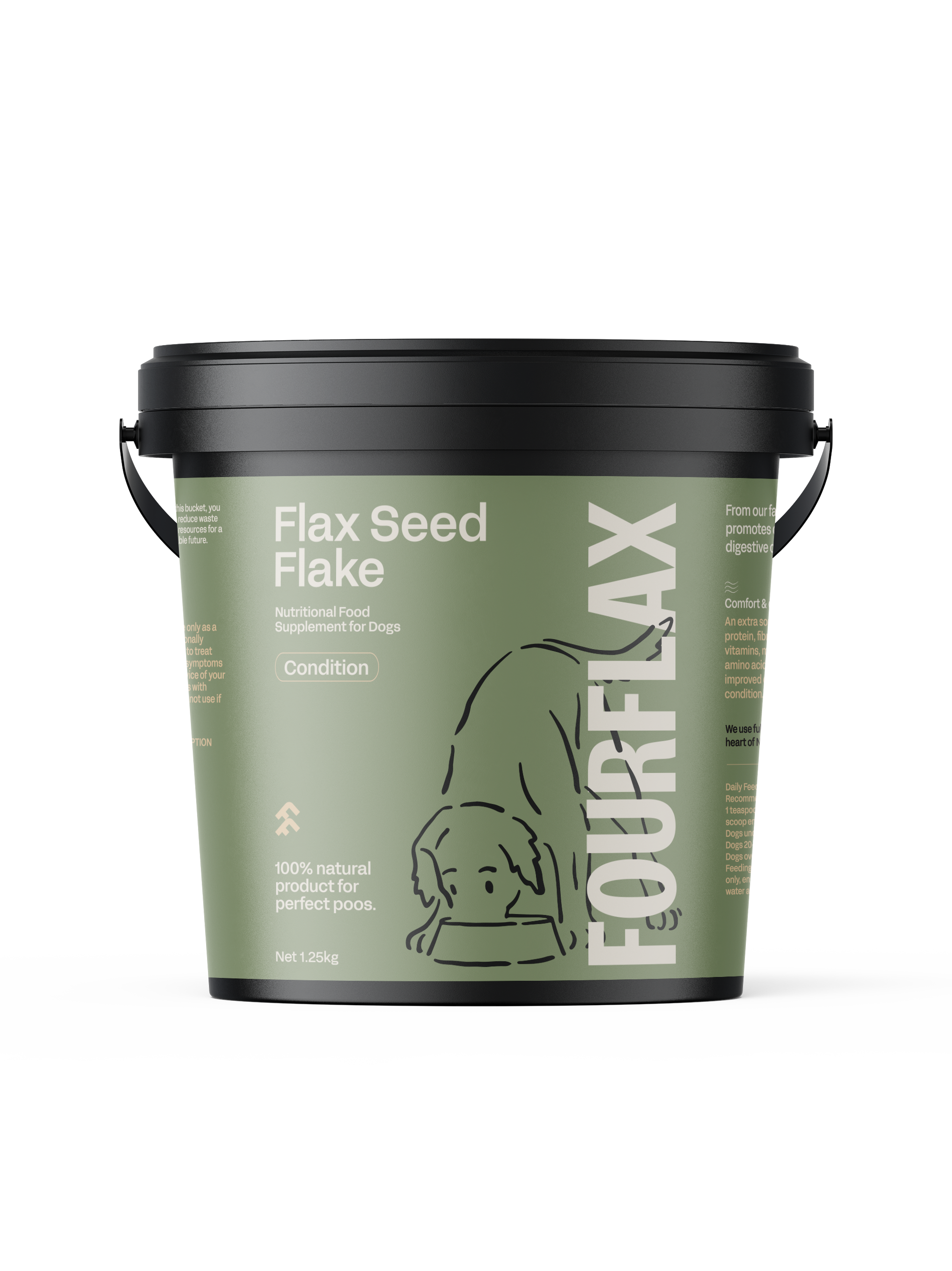 Canine Flax Seed Flake