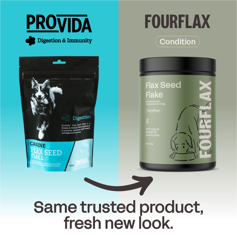 Canine Flax Seed Flake - Premium Dog Digestion Supplement – Fourflax