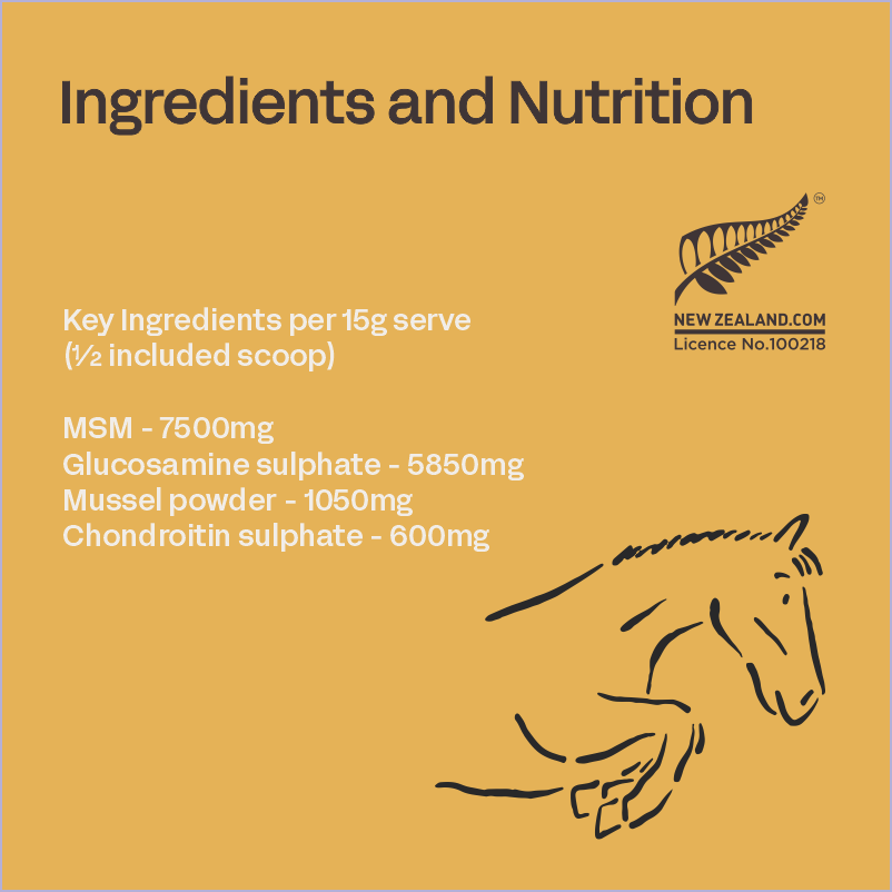 Equine Bone & Joint Powder - Horse Supplement for Bones & Joints