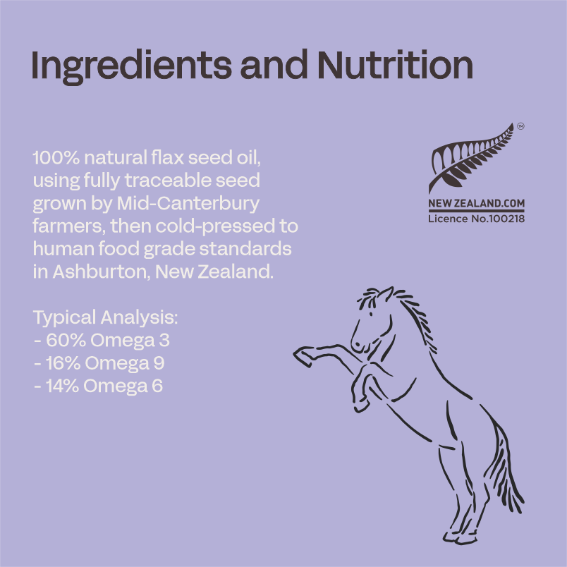 Equine Omega 3 - Flax Seed Oil for Horses