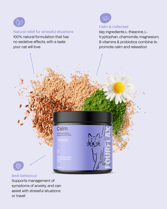 Feline Calm - Calming Supplement for Cats – Fourflax