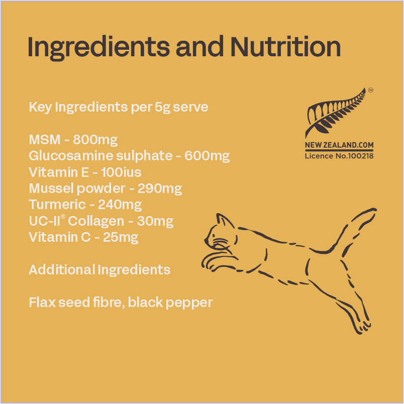 Feline Bone & Joint Powder - Cat Joint Supplement