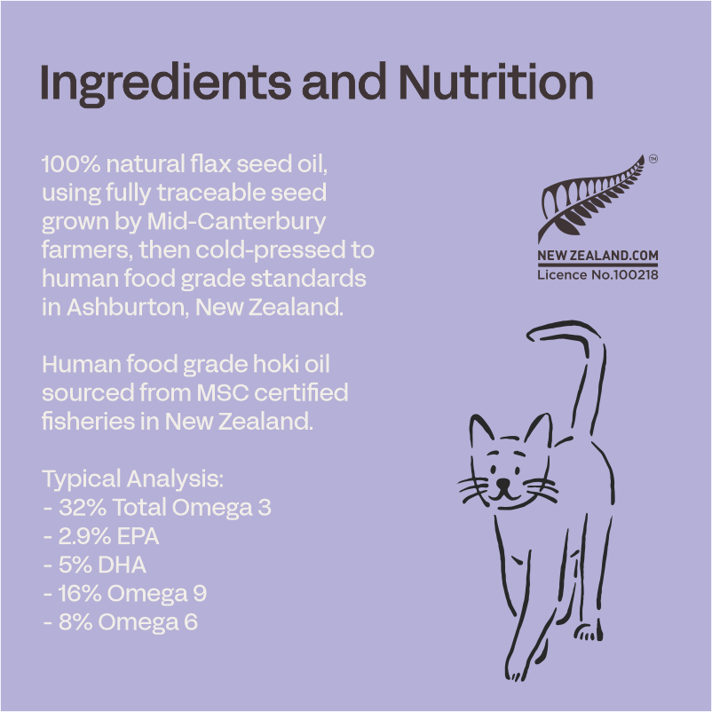 Feline Brain & Vision - Fish & Flax Oil for Cats