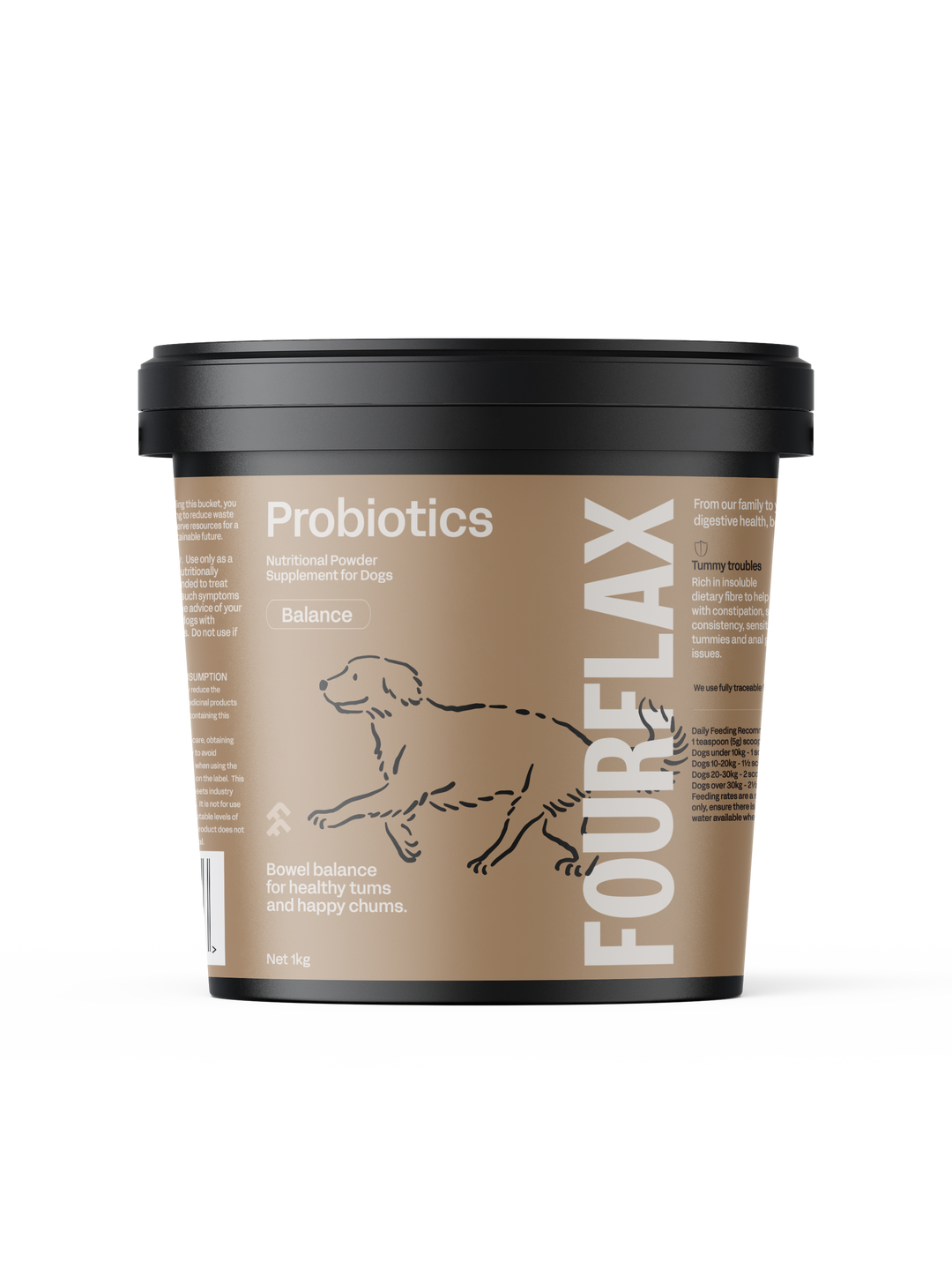 Canine Probiotics Fourflax