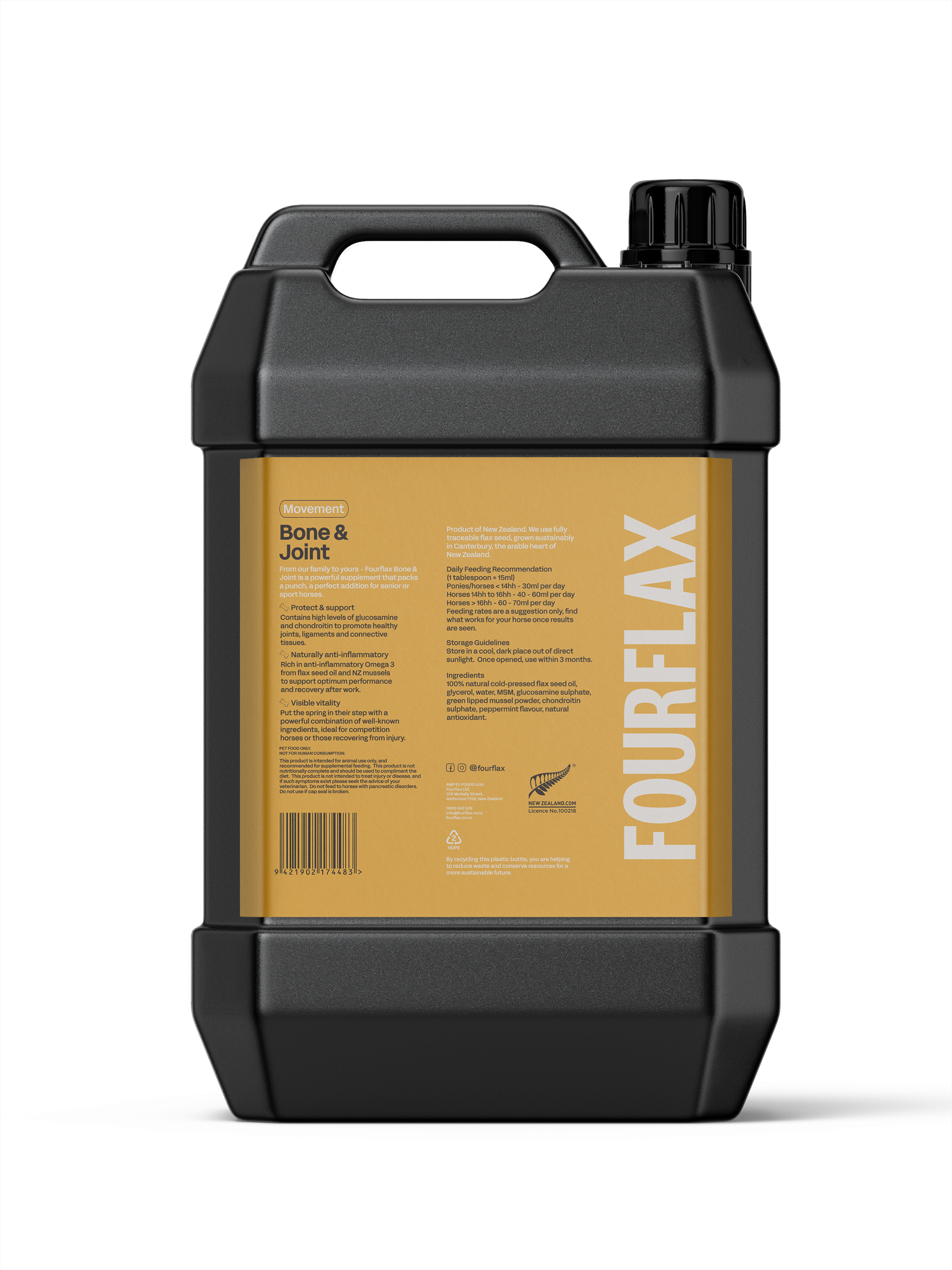 Equine Bone & Joint Oil - Horse Supplement for Joints