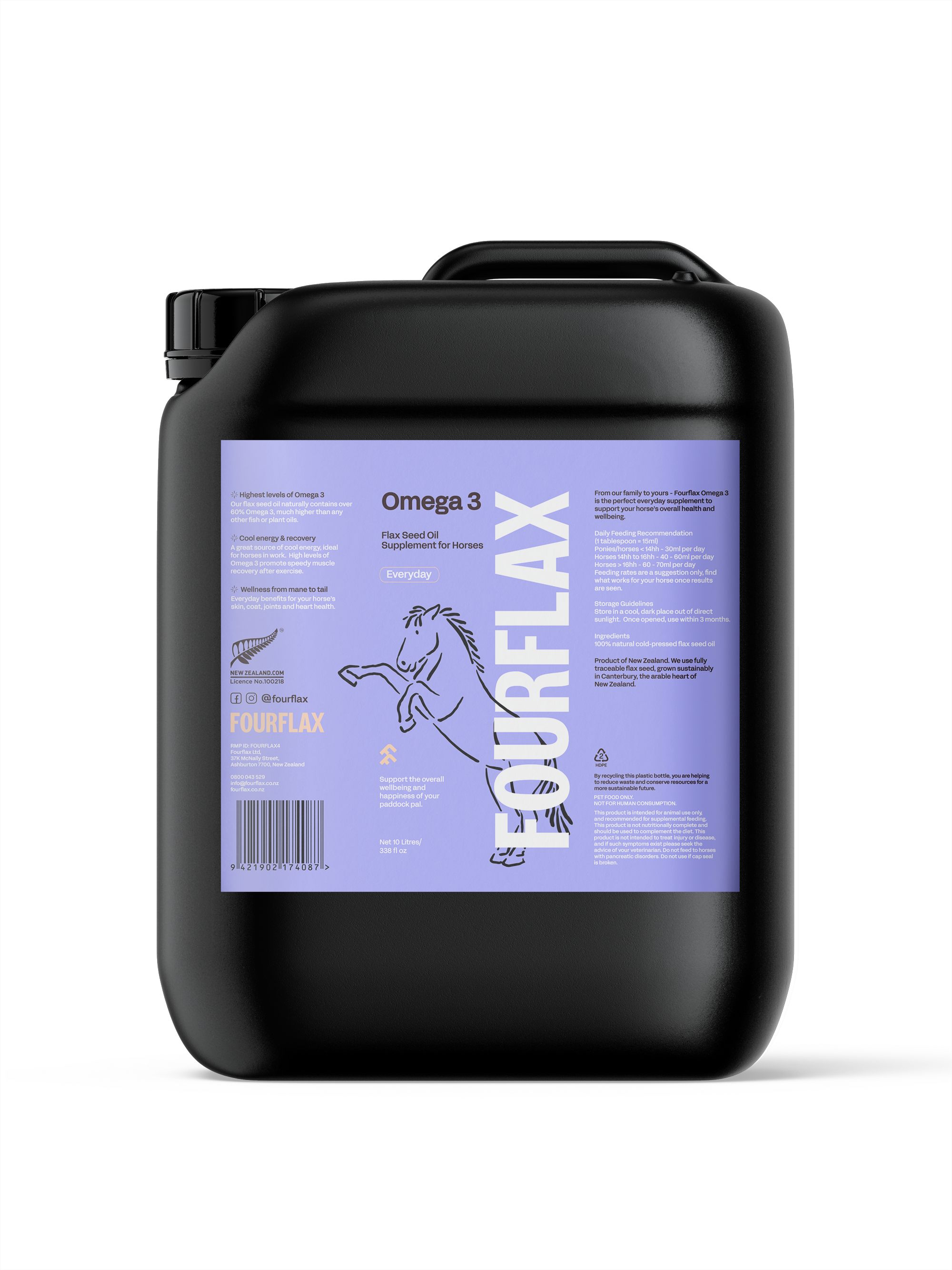 Equine Omega 3 - Flax Seed Oil for Horses