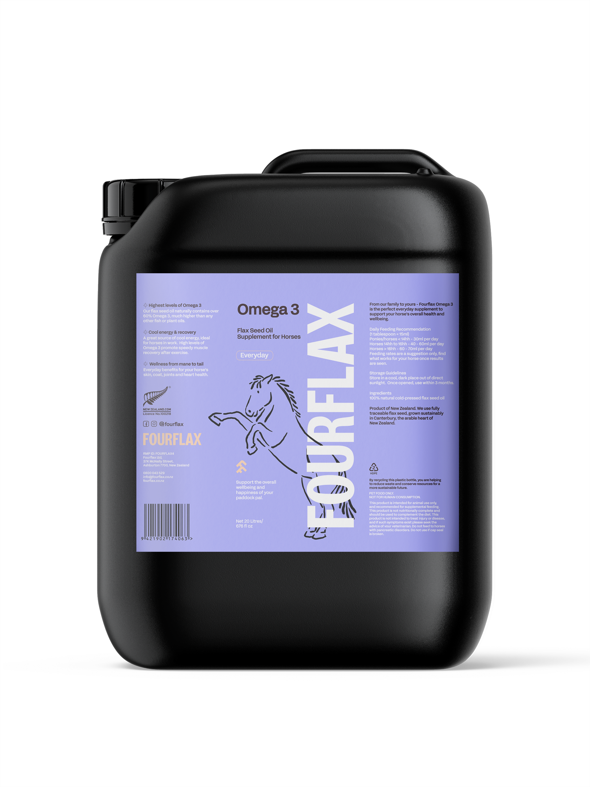 Equine Omega 3 - Flax Seed Oil for Horses